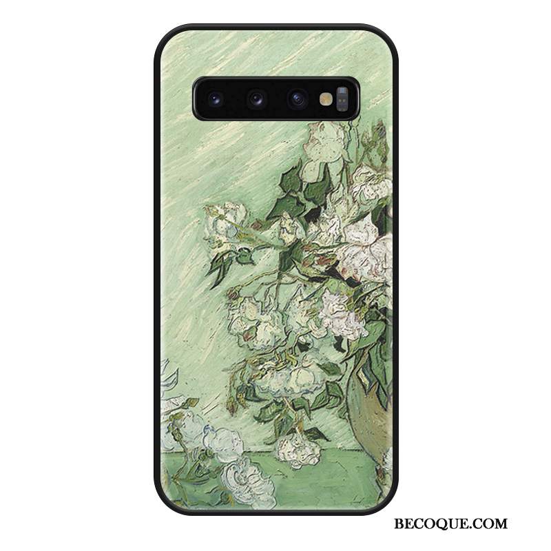 Futerał Samsung Galaxy S10+ Moda Anti-fall Czerwony Netto, Etui Samsung Galaxy S10+ Ochraniacz Świeży Zielony