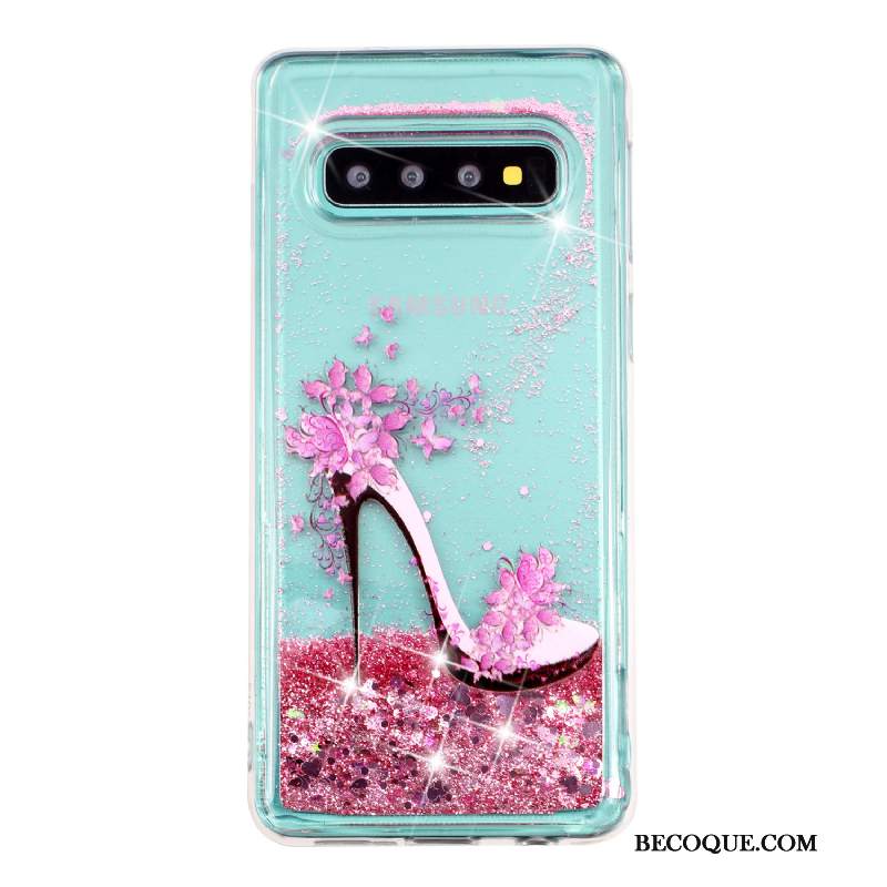 Futerał Samsung Galaxy S10+ Ochraniacz Quicksandna Telefon, Etui Samsung Galaxy S10+ Przezroczysty