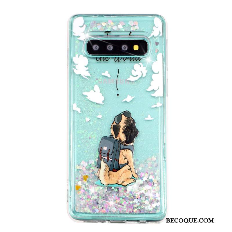 Futerał Samsung Galaxy S10+ Ochraniacz Quicksandna Telefon, Etui Samsung Galaxy S10+ Przezroczysty