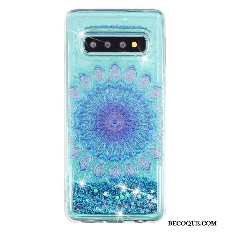 Futerał Samsung Galaxy S10+ Ochraniacz Quicksandna Telefon, Etui Samsung Galaxy S10+ Przezroczysty