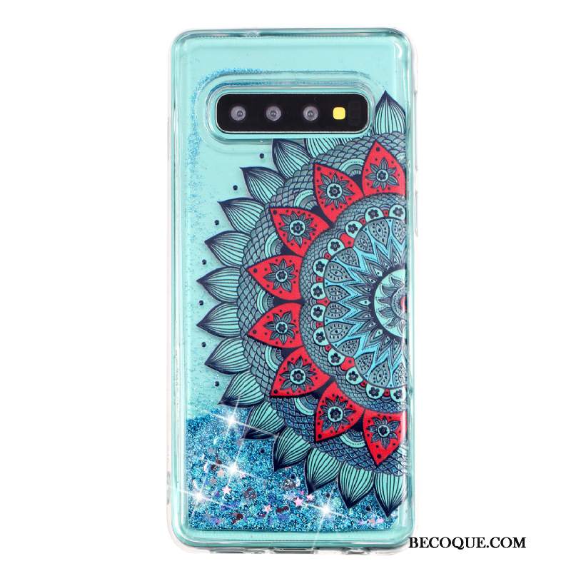 Futerał Samsung Galaxy S10+ Ochraniacz Quicksandna Telefon, Etui Samsung Galaxy S10+ Przezroczysty