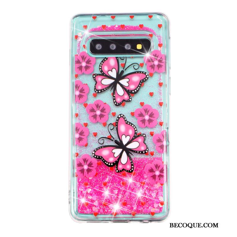 Futerał Samsung Galaxy S10+ Ochraniacz Quicksandna Telefon, Etui Samsung Galaxy S10+ Przezroczysty