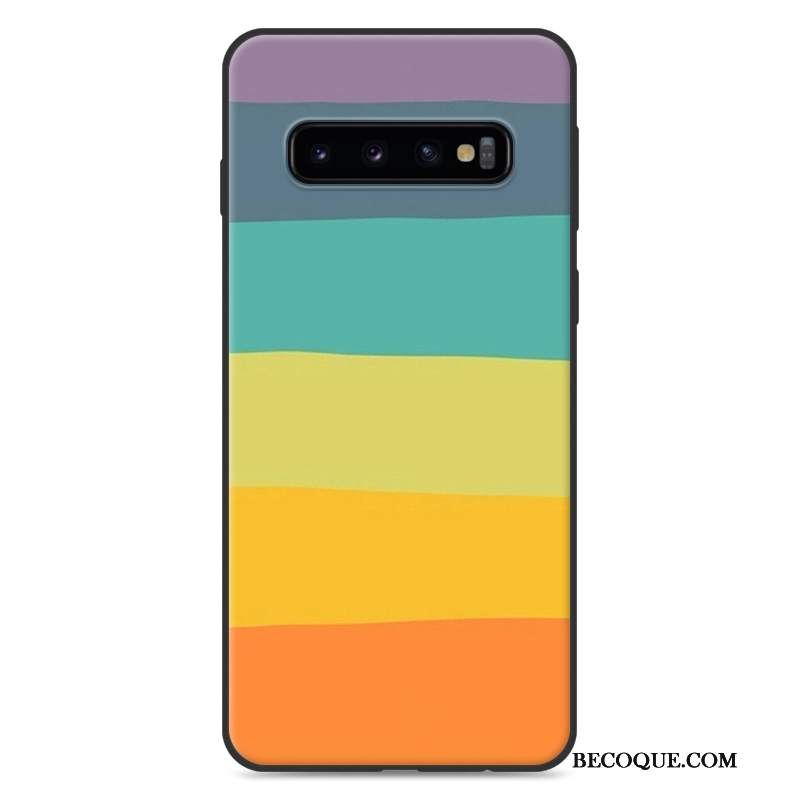 Futerał Samsung Galaxy S10+ Ochraniacz Wiatrna Telefon, Etui Samsung Galaxy S10+ Silikonowe Piękny Ring