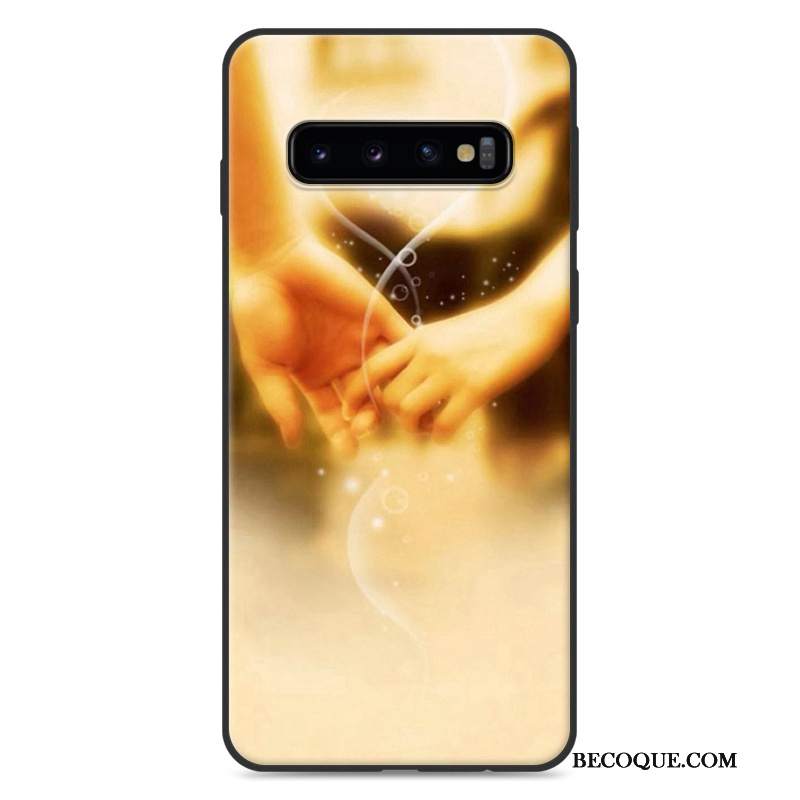 Futerał Samsung Galaxy S10+ Ochraniacz Wiatrna Telefon, Etui Samsung Galaxy S10+ Silikonowe Piękny Ring