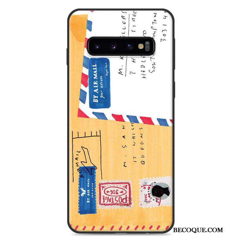 Futerał Samsung Galaxy S10+ Ochraniacz Wiatrna Telefon, Etui Samsung Galaxy S10+ Silikonowe Piękny Ring