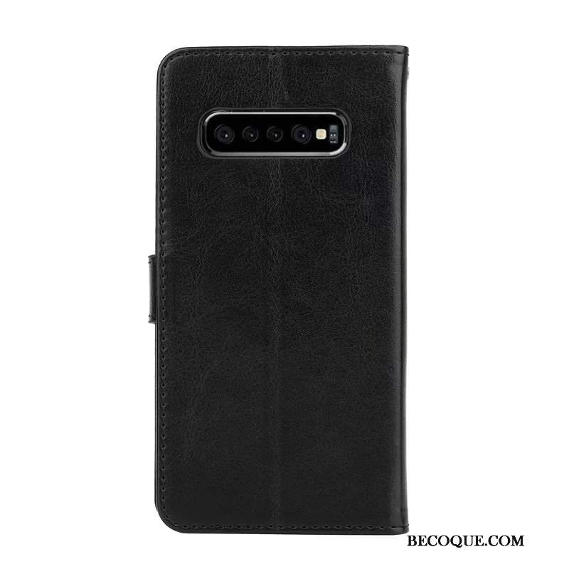 Futerał Samsung Galaxy S10+ Portfel Niebieskina Telefon, Etui Samsung Galaxy S10+ Skóra Anti-fall