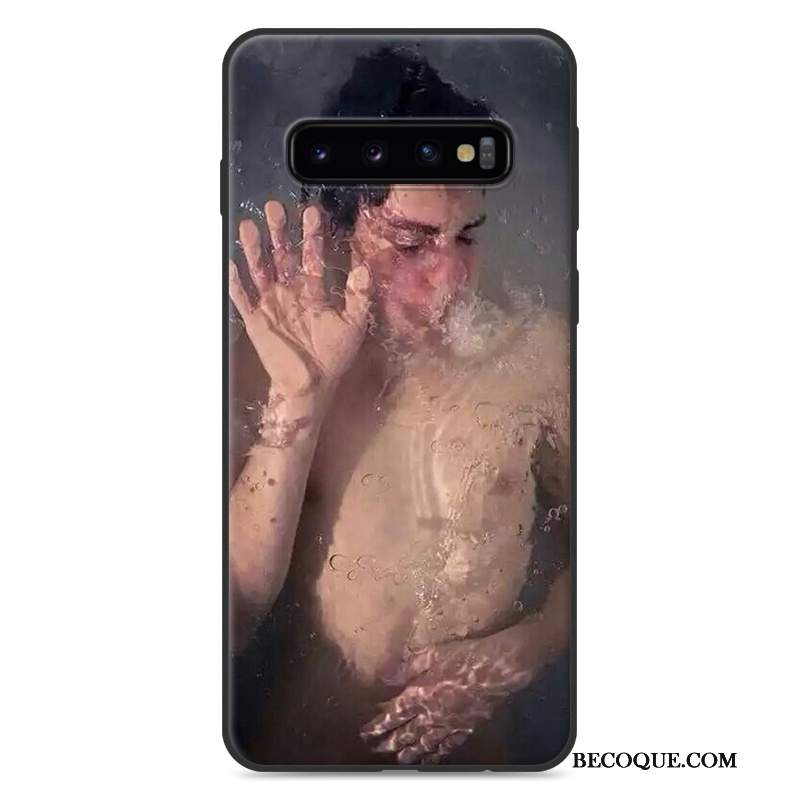 Futerał Samsung Galaxy S10+ Silikonowe Na Telefon Wiatr, Etui Samsung Galaxy S10+ Ochraniacz Proste Szary