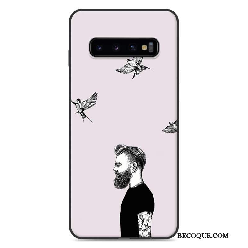 Futerał Samsung Galaxy S10+ Silikonowe Na Telefon Wiatr, Etui Samsung Galaxy S10+ Ochraniacz Proste Szary