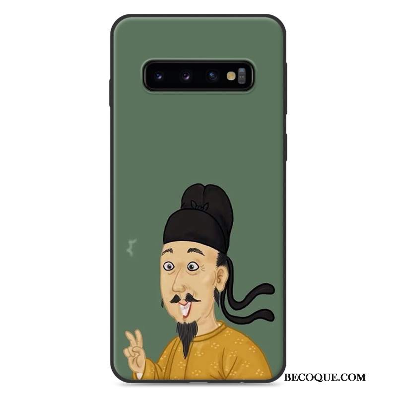 Futerał Samsung Galaxy S10+ Silikonowe Na Telefon Wiatr, Etui Samsung Galaxy S10+ Ochraniacz Proste Szary