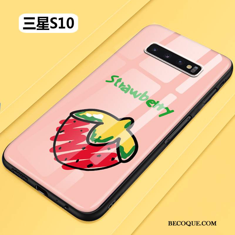 Futerał Samsung Galaxy S10 Silikonowe Świeży Żółty, Etui Samsung Galaxy S10 Miękki Mały Piękny