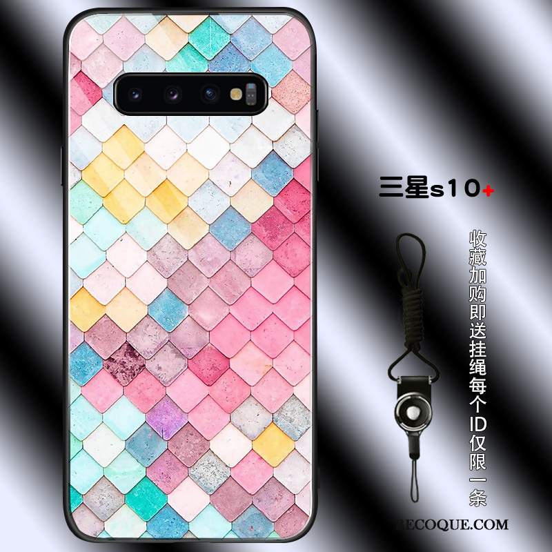 Futerał Samsung Galaxy S10+ Torby Anti-fall Młodzież, Etui Samsung Galaxy S10+ Kolor Tendencja Kolorowe