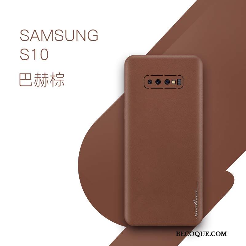 Futerał Samsung Galaxy S10 Torby Na Telefon Cienkie, Etui Samsung Galaxy S10 Ochraniacz Niebieski