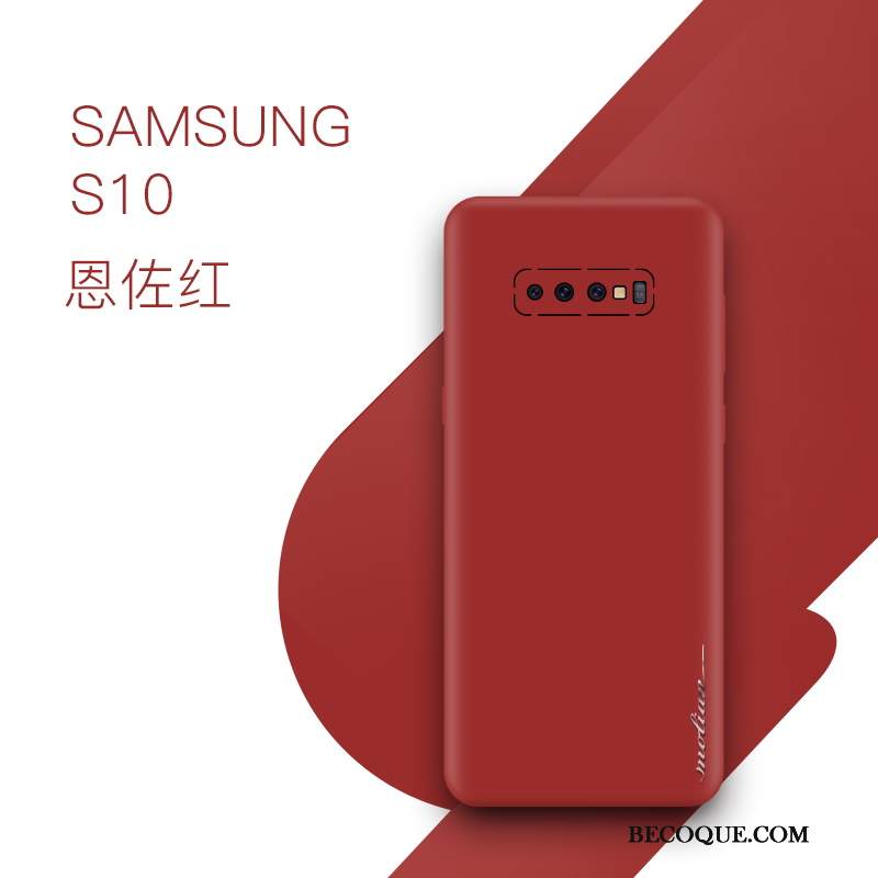 Futerał Samsung Galaxy S10 Torby Na Telefon Cienkie, Etui Samsung Galaxy S10 Ochraniacz Niebieski