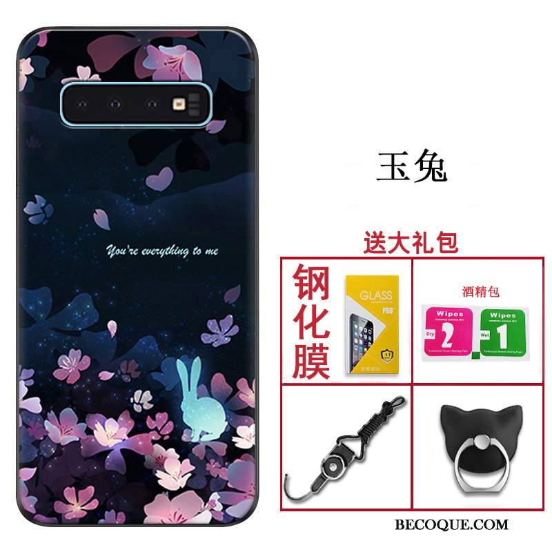 Futerał Samsung Galaxy S10 Torby Osobowość Cienkie, Etui Samsung Galaxy S10 Ochraniacz Czarnyna Telefon