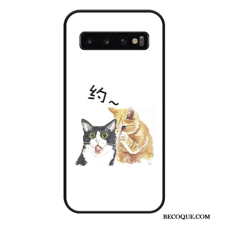 Futerał Samsung Galaxy S10+ Torby Wiszące Ozdoby Proste, Etui Samsung Galaxy S10+ Silikonowe Świeży Modna Marka