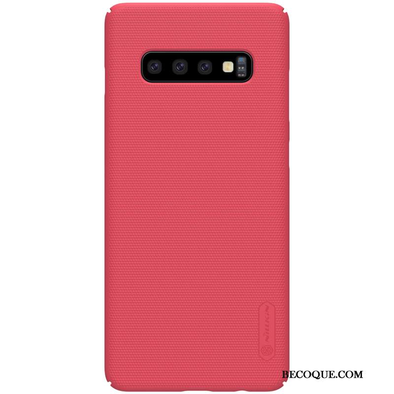 Futerał Samsung Galaxy S10 Torby Złoto Nubuku, Etui Samsung Galaxy S10 Ochraniacz Na Telefon Niebieski