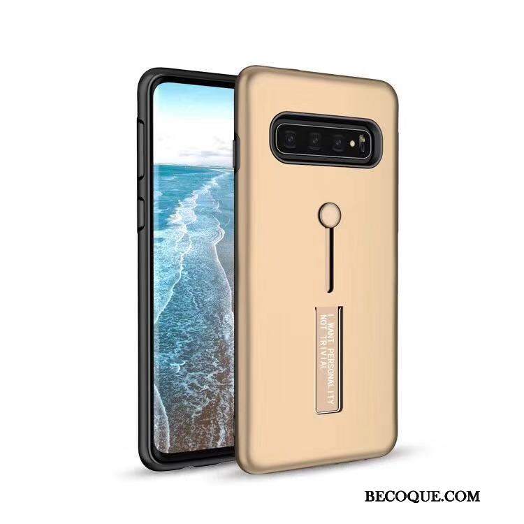 Futerał Samsung Galaxy S10 Wspornik Czerwony Ring, Etui Samsung Galaxy S10 Ochraniacz Na Telefon