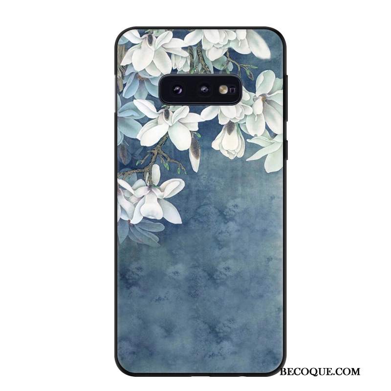 Futerał Samsung Galaxy S10e Kreskówka Tendencja Sztuka, Etui Samsung Galaxy S10e Ochraniacz Niebieskina Telefon