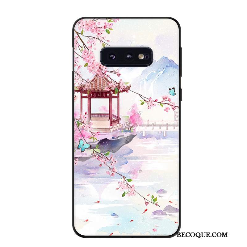 Futerał Samsung Galaxy S10e Kreskówka Tendencja Sztuka, Etui Samsung Galaxy S10e Ochraniacz Niebieskina Telefon