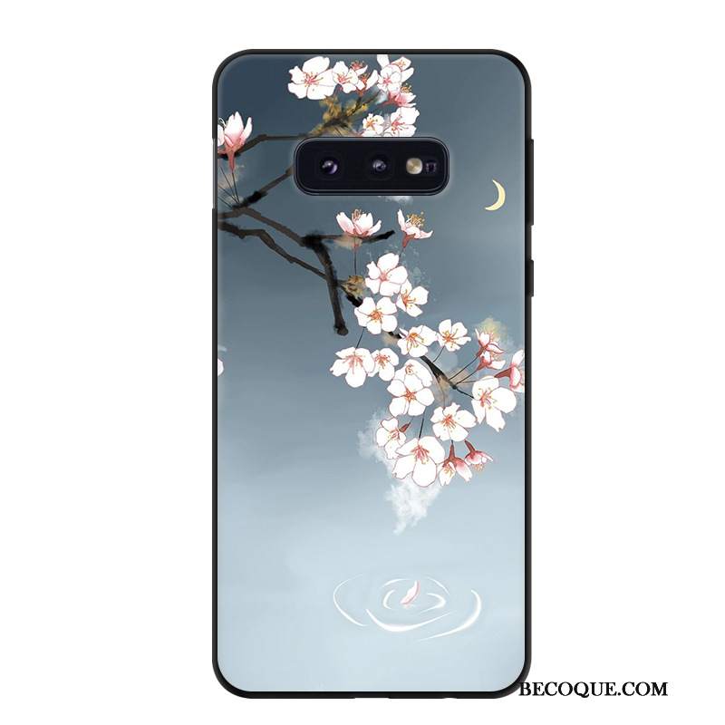 Futerał Samsung Galaxy S10e Kreskówka Tendencja Sztuka, Etui Samsung Galaxy S10e Ochraniacz Niebieskina Telefon