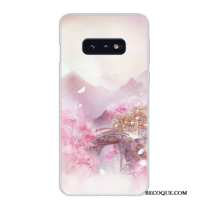 Futerał Samsung Galaxy S10e Ochraniacz Anti-fall Biały, Etui Samsung Galaxy S10e Sztukana Telefon