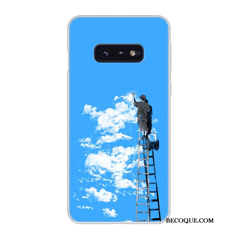 Futerał Samsung Galaxy S10e Ochraniacz Anti-fall Biały, Etui Samsung Galaxy S10e Sztukana Telefon