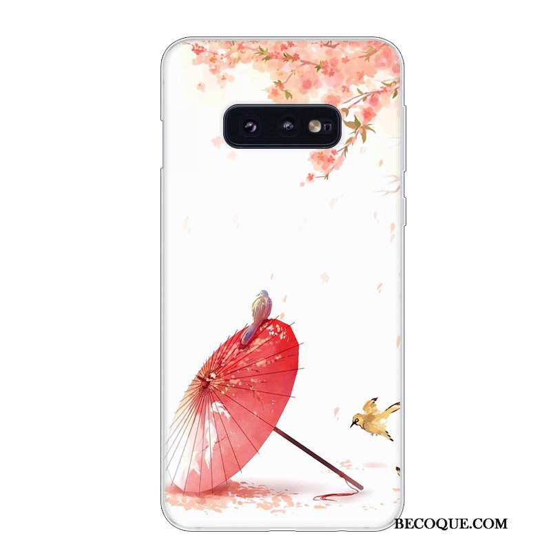 Futerał Samsung Galaxy S10e Ochraniacz Anti-fall Biały, Etui Samsung Galaxy S10e Sztukana Telefon