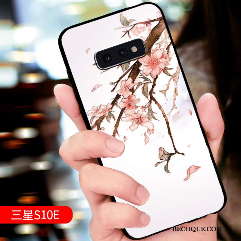 Futerał Samsung Galaxy S10e Ochraniacz Czerwony Netto Anti-fall, Etui Samsung Galaxy S10e Miękki Nowy Nubuku