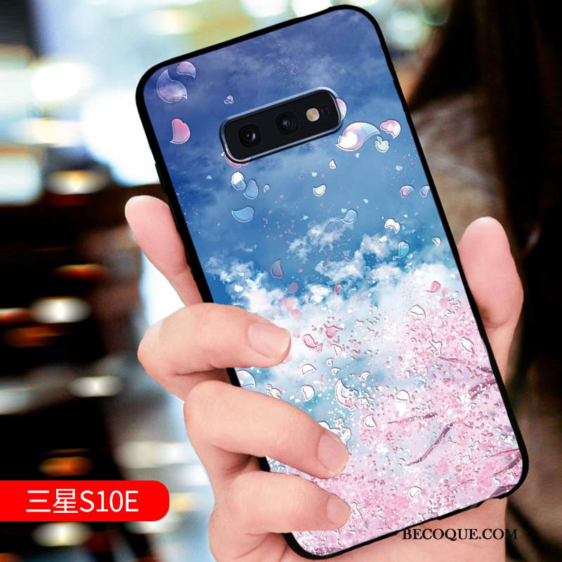 Futerał Samsung Galaxy S10e Ochraniacz Czerwony Netto Anti-fall, Etui Samsung Galaxy S10e Miękki Nowy Nubuku