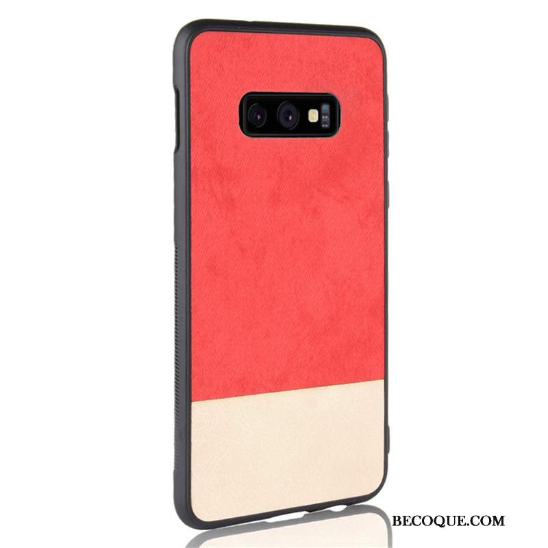 Futerał Samsung Galaxy S10e Ochraniacz Na Telefon Mieszane Kolory, Etui Samsung Galaxy S10e Miękki Denim Trudno