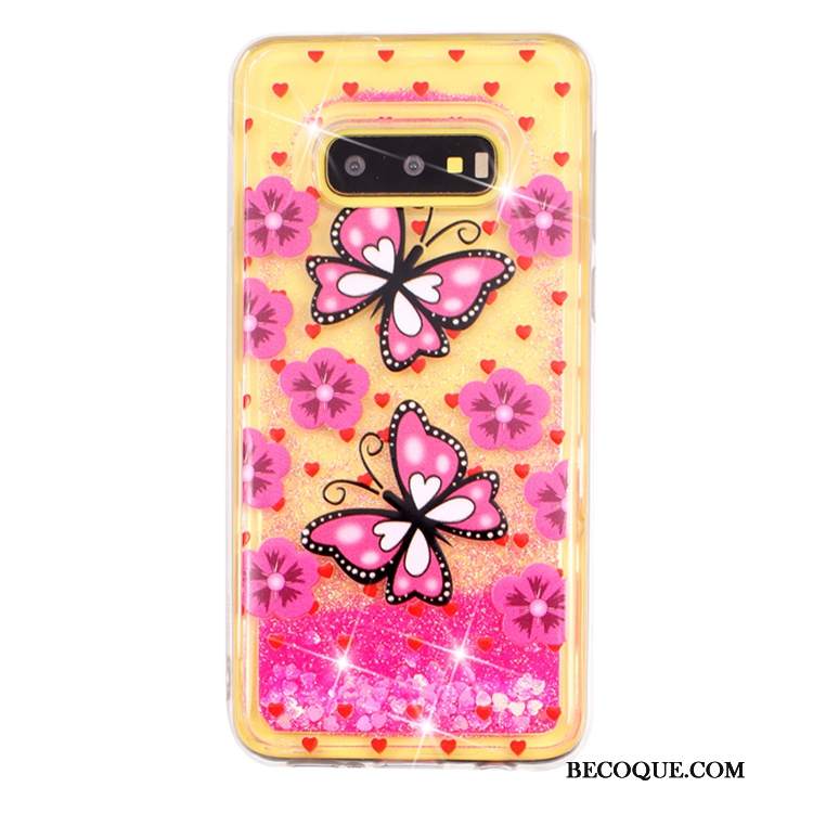 Futerał Samsung Galaxy S10e Ochraniacz Quicksand Liquid, Etui Samsung Galaxy S10e Przezroczystyna Telefon