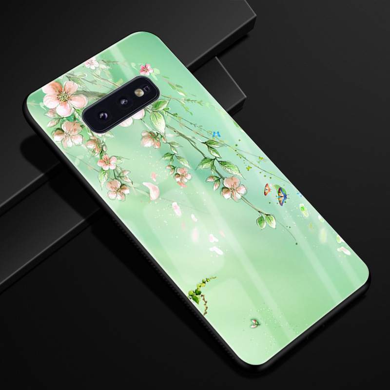 Futerał Samsung Galaxy S10e Ochraniacz Tendencja Różowe, Etui Samsung Galaxy S10e Szkłona Telefon