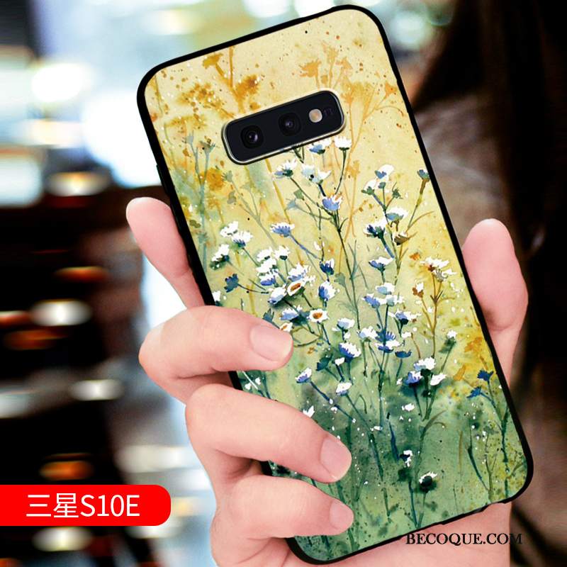 Futerał Samsung Galaxy S10e Ochraniacz Wysoki Koniec Niebieski, Etui Samsung Galaxy S10e Miękki Anti-fallna Telefon