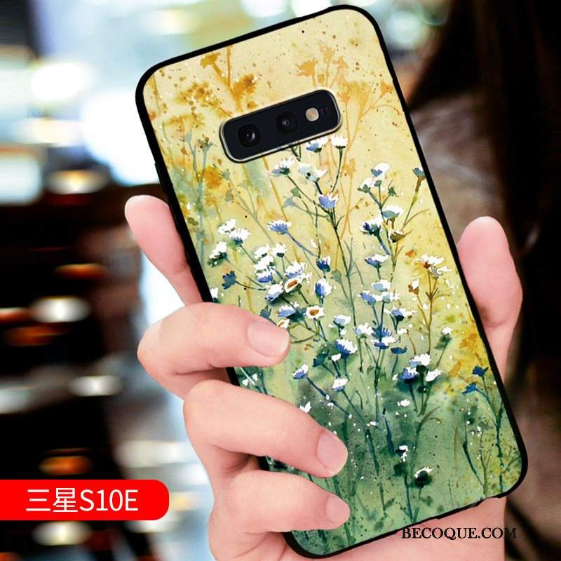 Futerał Samsung Galaxy S10e Relief Anti-fall Nowy, Etui Samsung Galaxy S10e Ochraniacz Na Telefon