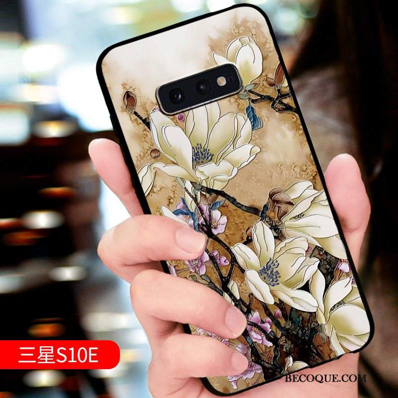 Futerał Samsung Galaxy S10e Relief Anti-fall Nowy, Etui Samsung Galaxy S10e Ochraniacz Na Telefon