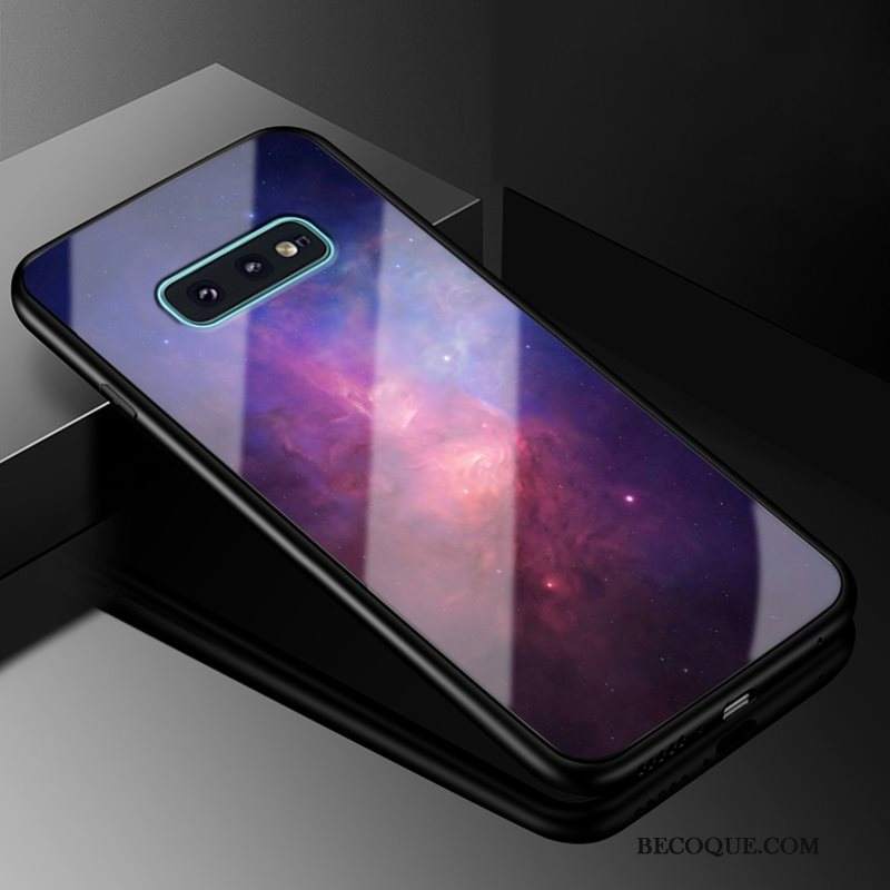 Futerał Samsung Galaxy S10e Torby Szkło Purpurowy, Etui Samsung Galaxy S10e Trudnona Telefon