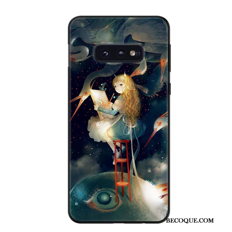 Futerał Samsung Galaxy S10e Vintage Na Telefon Czerwony, Etui Samsung Galaxy S10e Ochraniacz Osobowość Tendencja