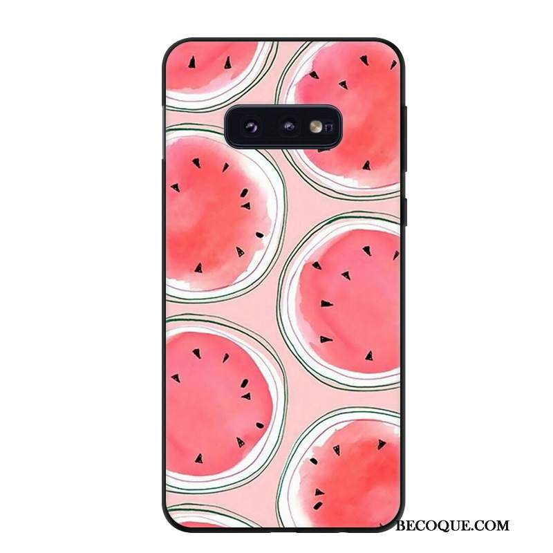 Futerał Samsung Galaxy S10e Vintage Na Telefon Czerwony, Etui Samsung Galaxy S10e Ochraniacz Osobowość Tendencja