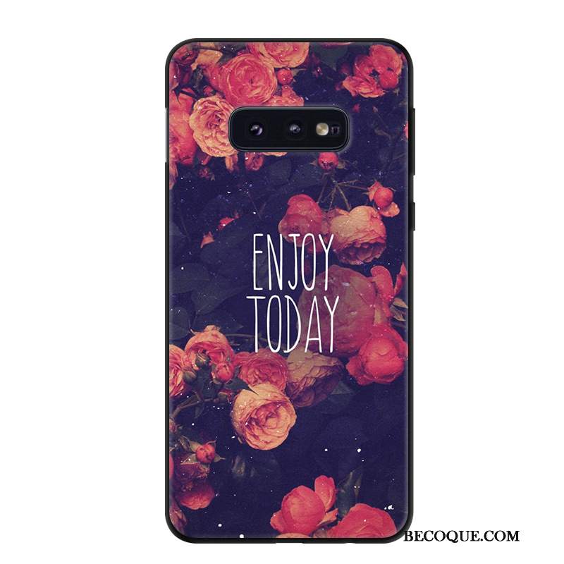 Futerał Samsung Galaxy S10e Vintage Na Telefon Czerwony, Etui Samsung Galaxy S10e Ochraniacz Osobowość Tendencja