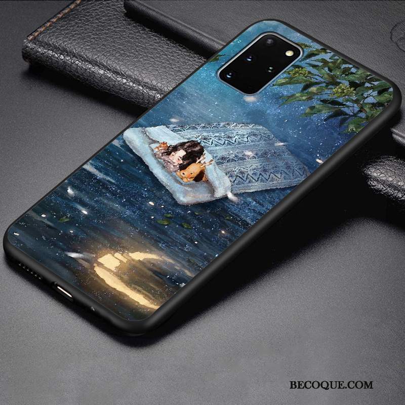 Futerał Samsung Galaxy S20+ Miękki Zielony Osobowość, Etui Samsung Galaxy S20+ Silikonowe Tendencjana Telefon