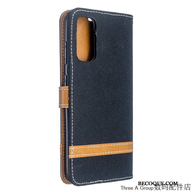 Futerał Samsung Galaxy S20 Ultra Pokrowce Anti-fall Denim, Etui Samsung Galaxy S20 Ultra Kreatywne Niebieski Wzór