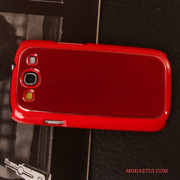 Futerał Samsung Galaxy S3 Metal Niebieskina Telefon, Etui Samsung Galaxy S3 Ochraniacz Tendencja