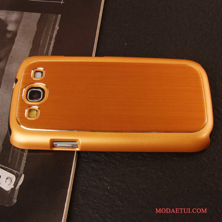 Futerał Samsung Galaxy S3 Metal Niebieskina Telefon, Etui Samsung Galaxy S3 Ochraniacz Tendencja