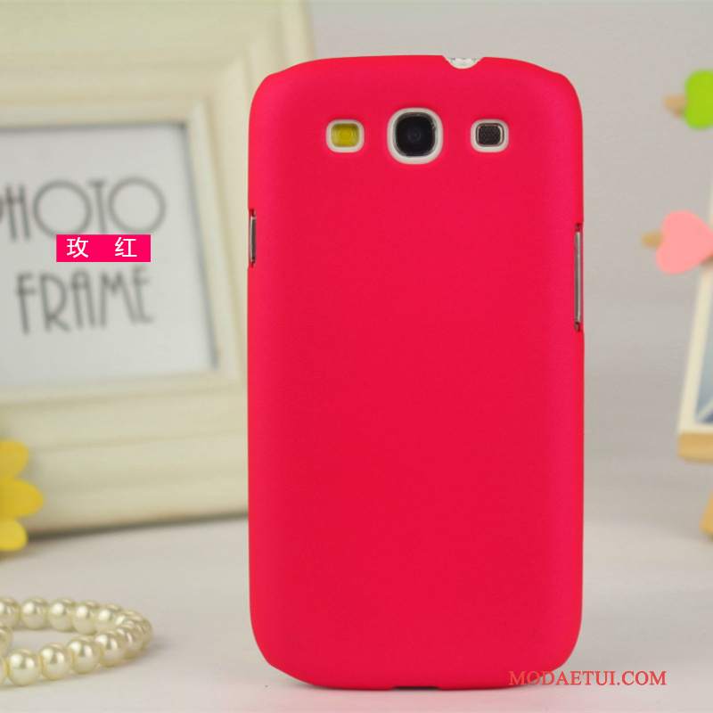 Futerał Samsung Galaxy S3 Ochraniacz Na Telefon Nubuku, Etui Samsung Galaxy S3 Czerwony Lekki I Cienki