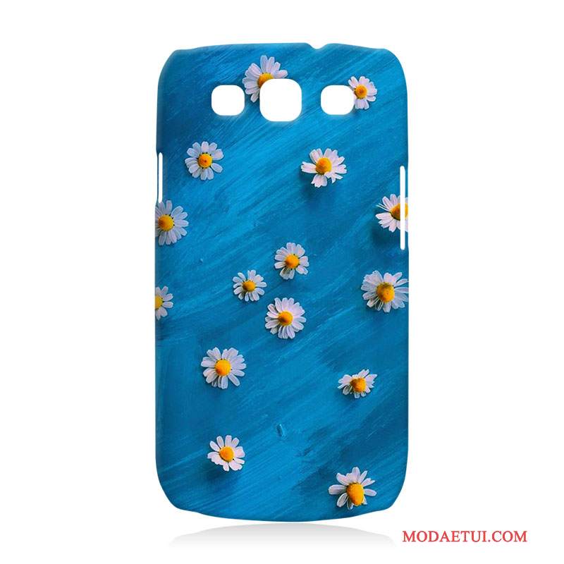 Futerał Samsung Galaxy S3 Ochraniacz Trudno Nowy, Etui Samsung Galaxy S3 Relief Anti-fall Niebieski