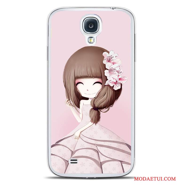 Futerał Samsung Galaxy S4 Kreskówka Purpurowy Tendencja, Etui Samsung Galaxy S4 Silikonowe Cienka Ciemno