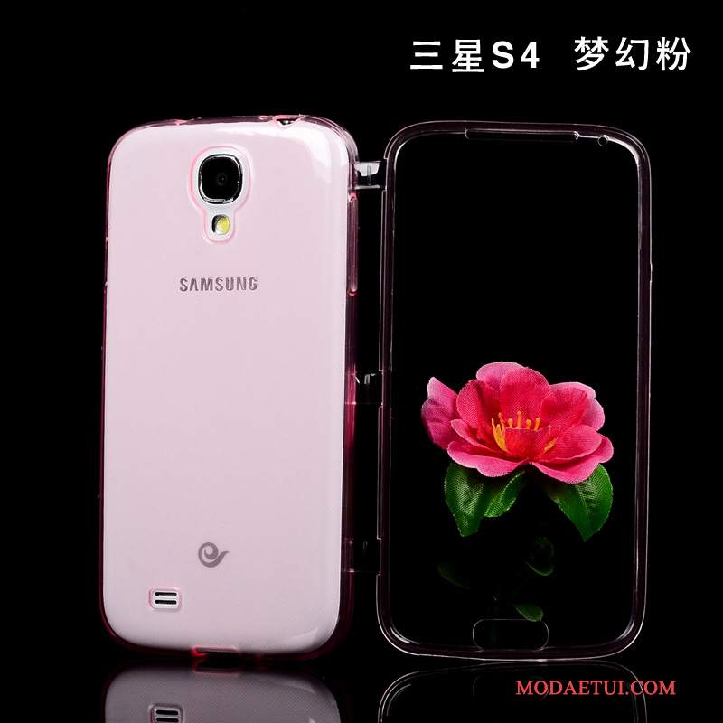 Futerał Samsung Galaxy S4 Miękki Przezroczysty Zielony, Etui Samsung Galaxy S4 Pokrowce Anti-fallna Telefon