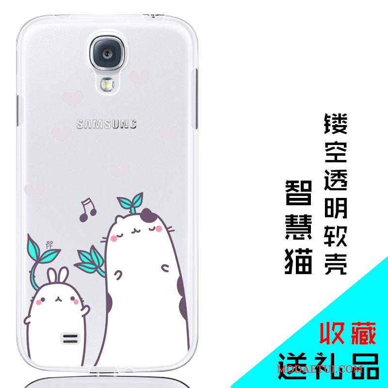 Futerał Samsung Galaxy S4 Ochraniacz Tylna Pokrywa Przezroczysty, Etui Samsung Galaxy S4 Miękki Różowena Telefon