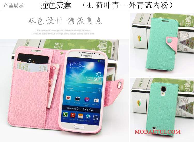Futerał Samsung Galaxy S4 Ochraniacz Zielony, Etui Samsung Galaxy S4 Skóra