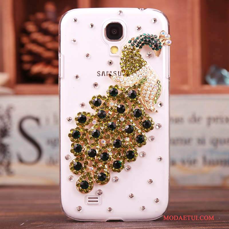 Futerał Samsung Galaxy S4 Rhinestone Czerwony Nowy, Etui Samsung Galaxy S4 Ochraniacz Tendencja